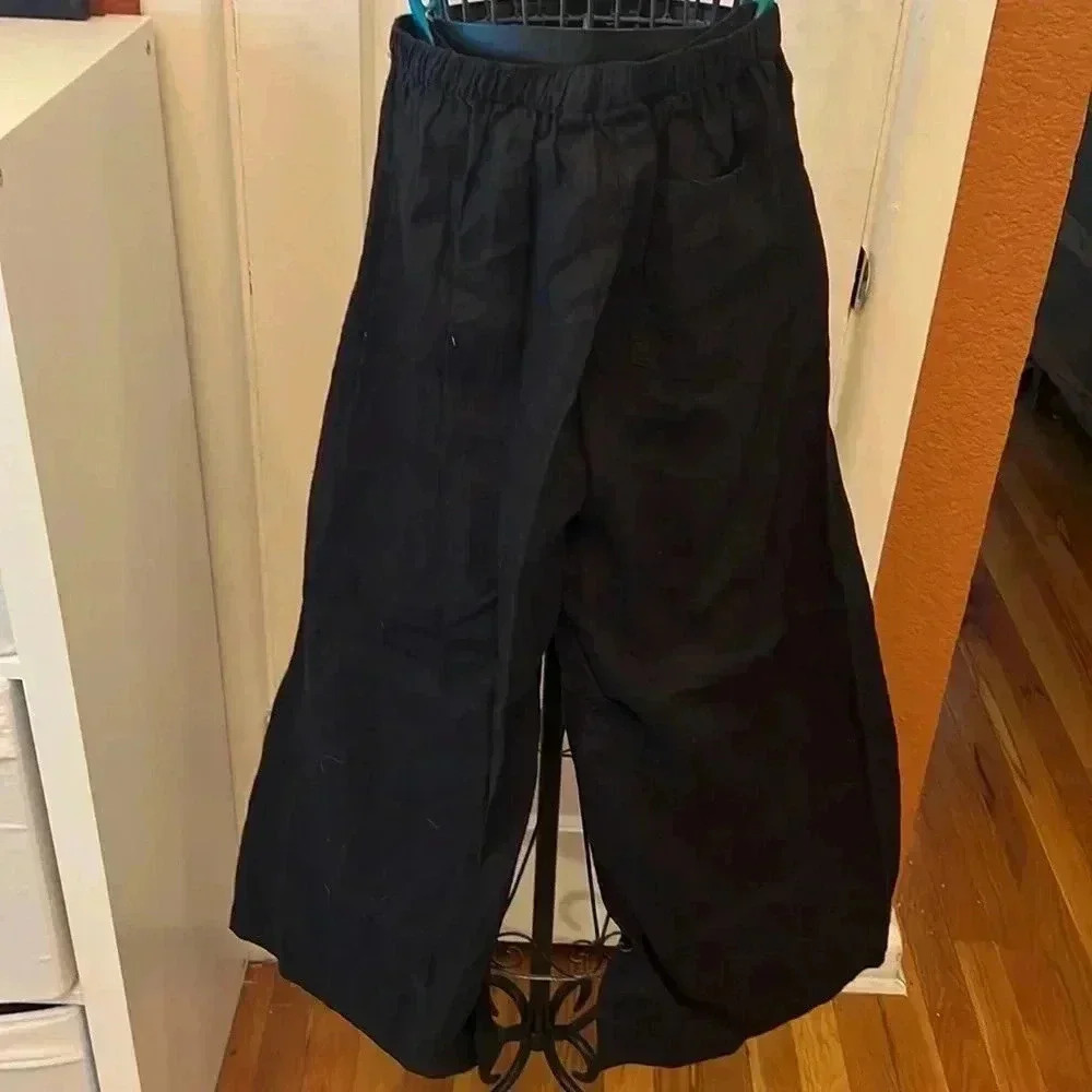 NWT Chico’s Gaucho Linen Pants-Sz 0 - Picture 5 of 6